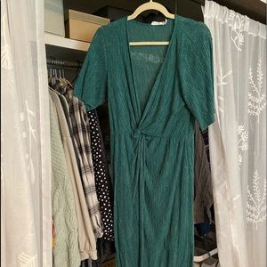 Emerald Green MIDI Dress